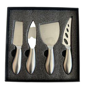 NEW The Nordy Club Stainless Steel Cheese Knife Set Serving Utensils